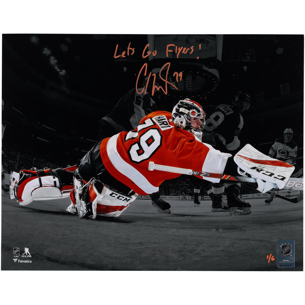 Carter Hart Philadelphia Flyers Autographed 11