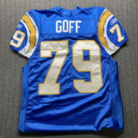 NFL - Chargers Mike Goff Game Issued Jersey Size 52