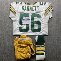 Packers - Nick Barnett Game Issued Uniform 2003 Season - Signed Jersey (...