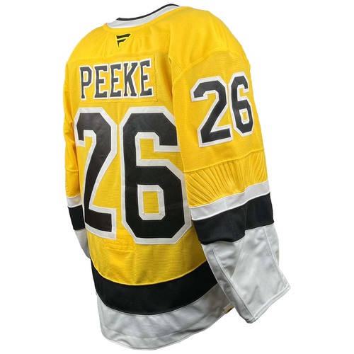 Photo of Game-Used 2025-2026 Season Stadium Series Style Hockey Jersey - Alternate Set - Andrew Peeke