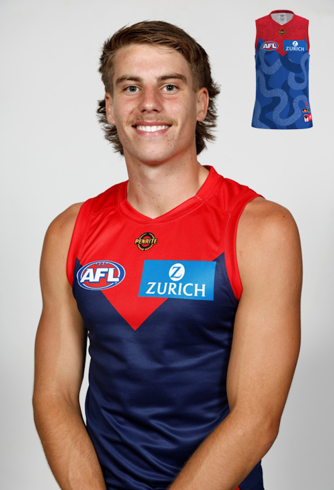Melbourne Demons 2026 Indigenous Guernsey - Caleb Windsor #6