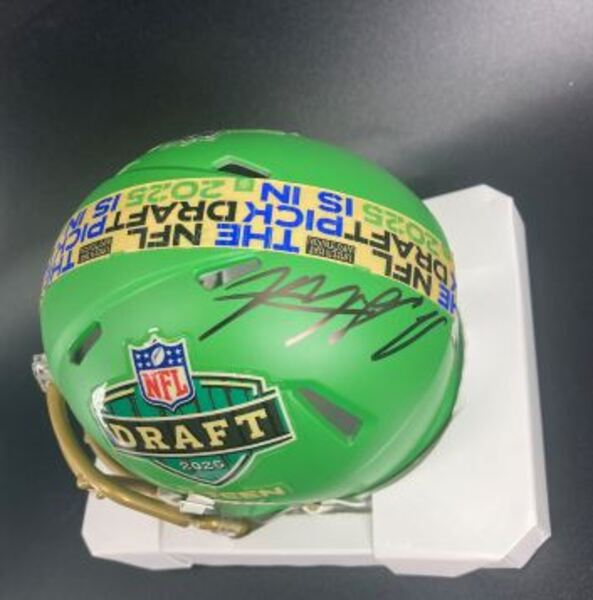 NFL - Bengals Shemar Stewart Signed NFL Draft Mini Helmet