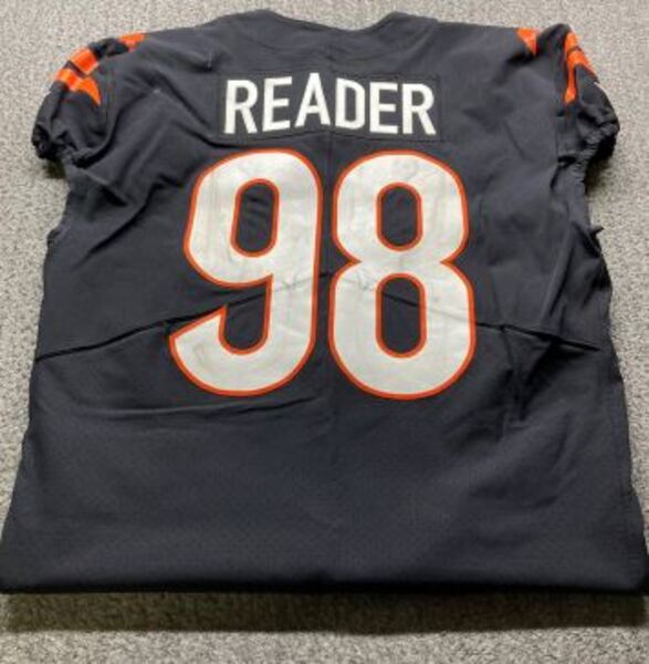Crucial Catch - Bengals DJ Reader Game Worn Jersey (10/15/23) Size 48 Wi...