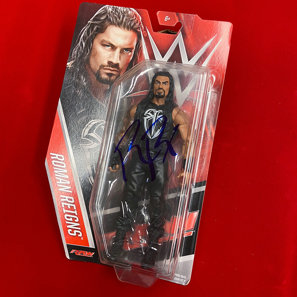 Roman Reigns SIGNED WWE Raw Action Figure (Auction 2) WWE Auction