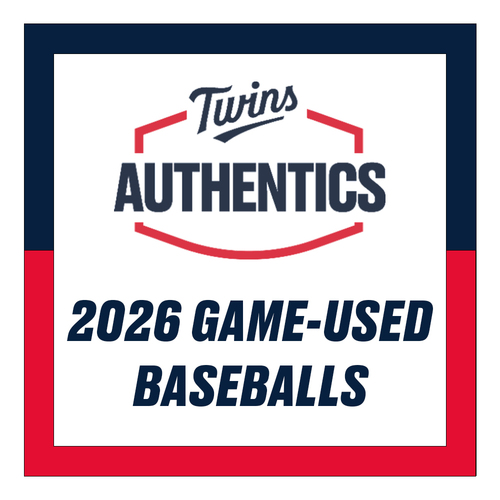 Photo of 2026 Minnesota Twins Game-Used Baseball (August) - PRESALE: Choose your Game Date!