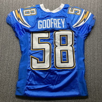 NFL - Chargers Randall Godfrey Game Issued Jersey Size 48