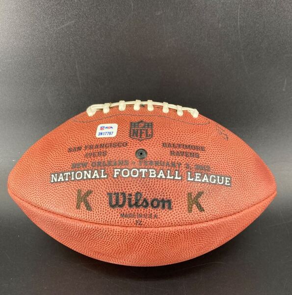 NFL - Super Bowl XLVII Game Used K Ball