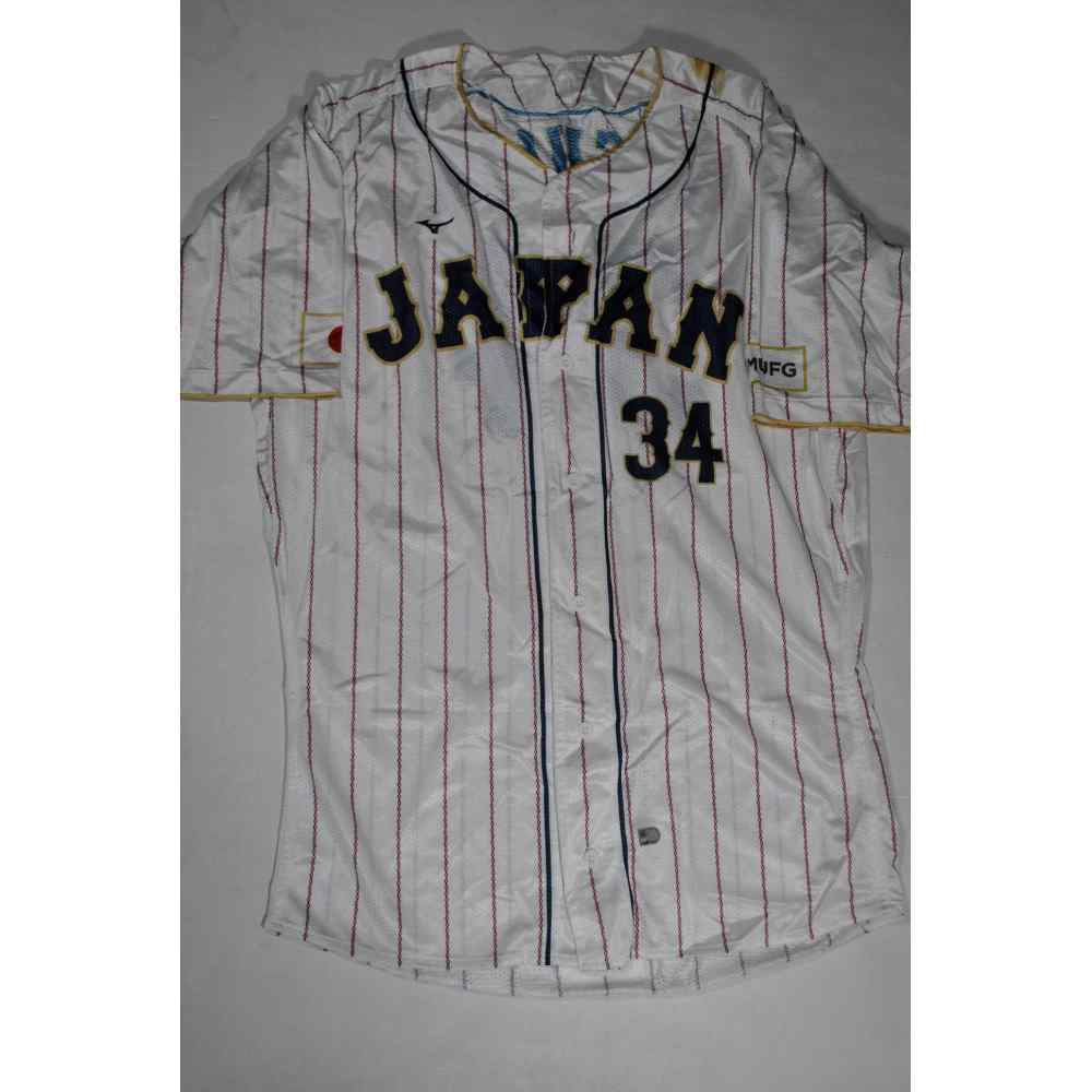 CHARI&CO NYC×B印 YOSHIDA BASEBALL SHIRTS Japan Game-Used Jersey - 2023 World Baseball Classic - Masataka