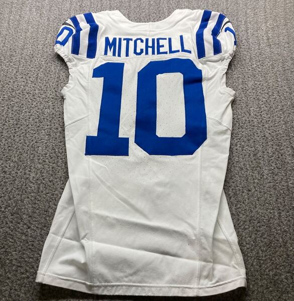 STS - Colts Adonai Mitchell Game Worn Jersey (11/02/2025) Size 38 With J...