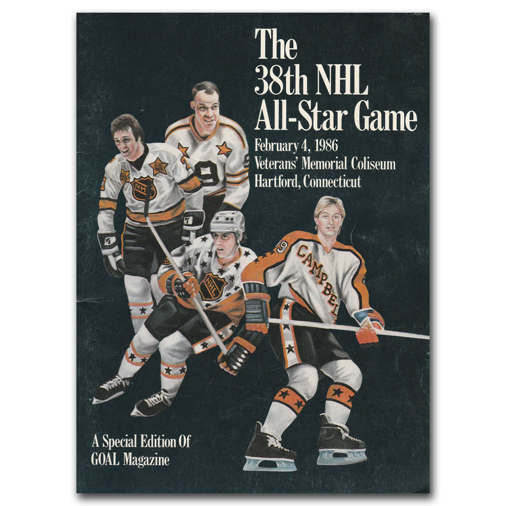 1986 NHL All-Star Game Official Program - Gretzky, Lemieux, Messier