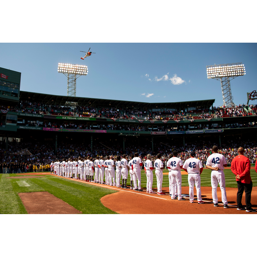 Red Sox Foundation GameUsed and Autographed Jackie Robinson Day Jersey
