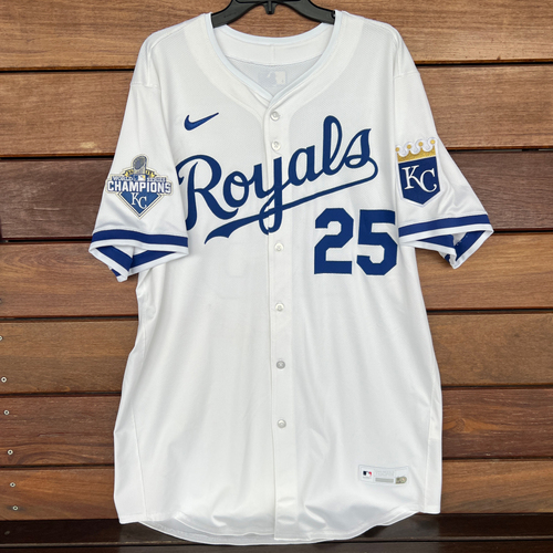 2015 World Series Champions Team-Issued Jersey: Kendrys Morales