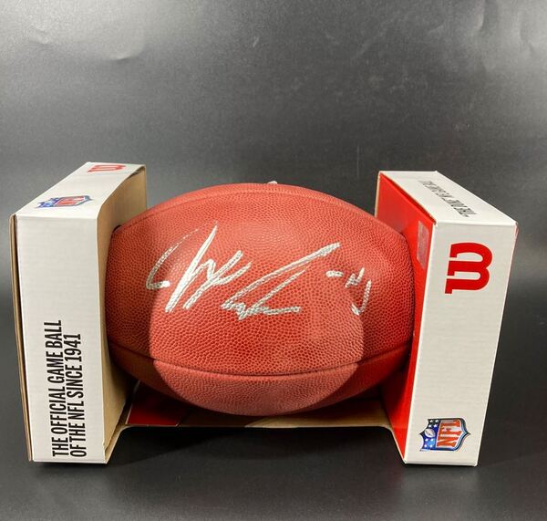 NFL - Seahawks Jaxon Smith-Njigba signed authentic football