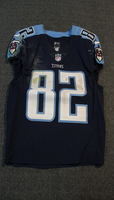 CRUCIAL CATCH - TITANS DELANIE WALKER SIGNED AND GAME WORN TITANS JERSEY...