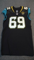 London Games - Jaguars Tyler Shatley game worn Jaguars jersey (September...