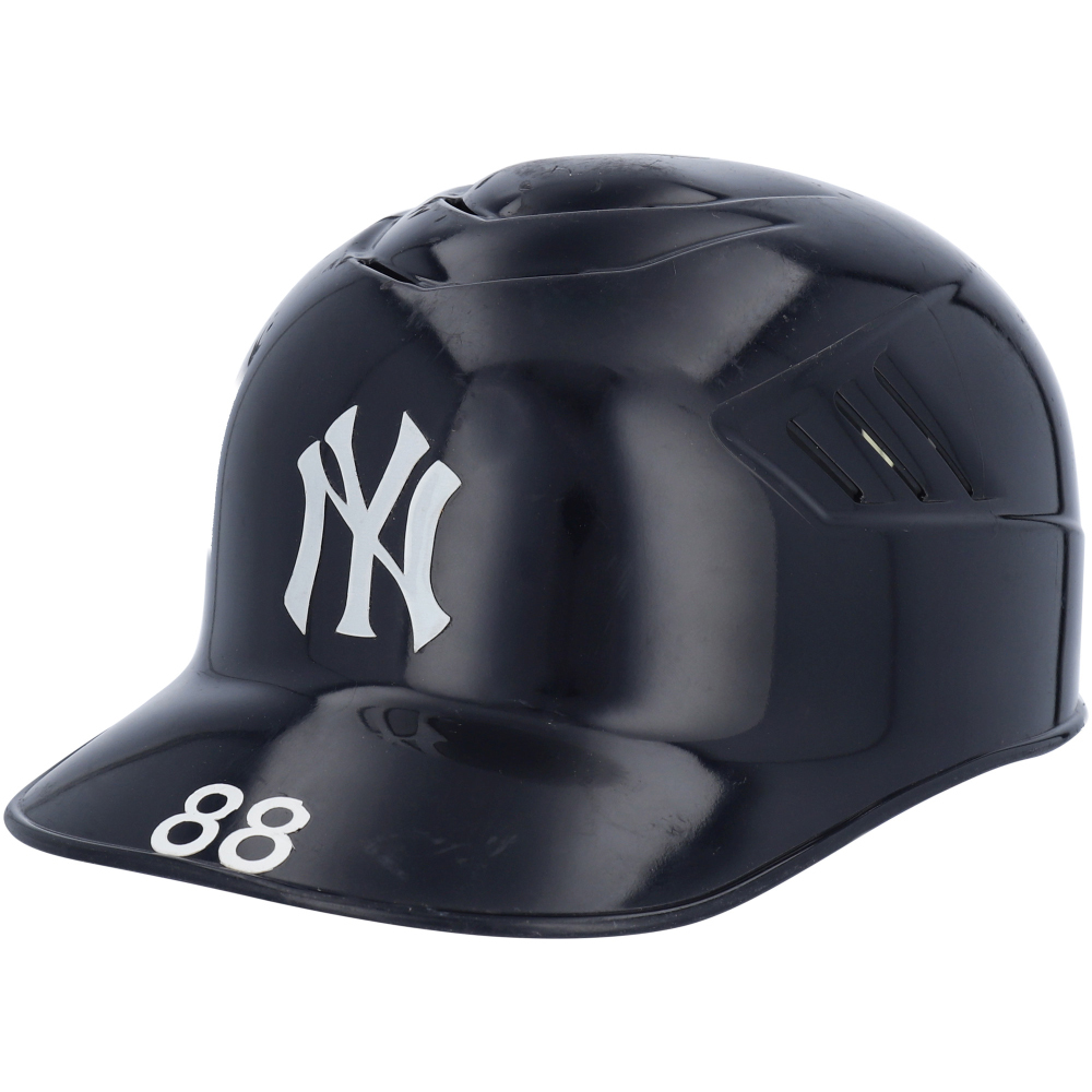 88 New York Yankees Team Issued Navy Batting Helmet from the 2021 MLB