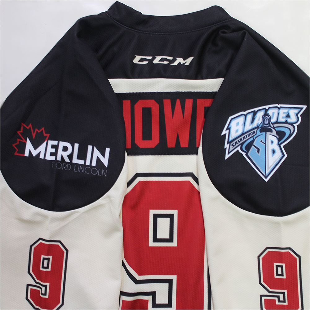 Saskatoon Blades Sublimated Gordie Howe Memorial Pro Jersey NHL Auctions