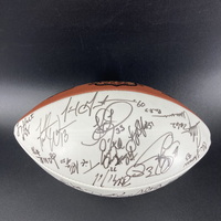 NFL - Rams Multi Sign Panel Ball With Over With Over 35 Signatures Inclu...