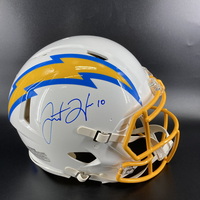 NFL - Chargers Justin Herbert Signed Authentic Revolution Helmet