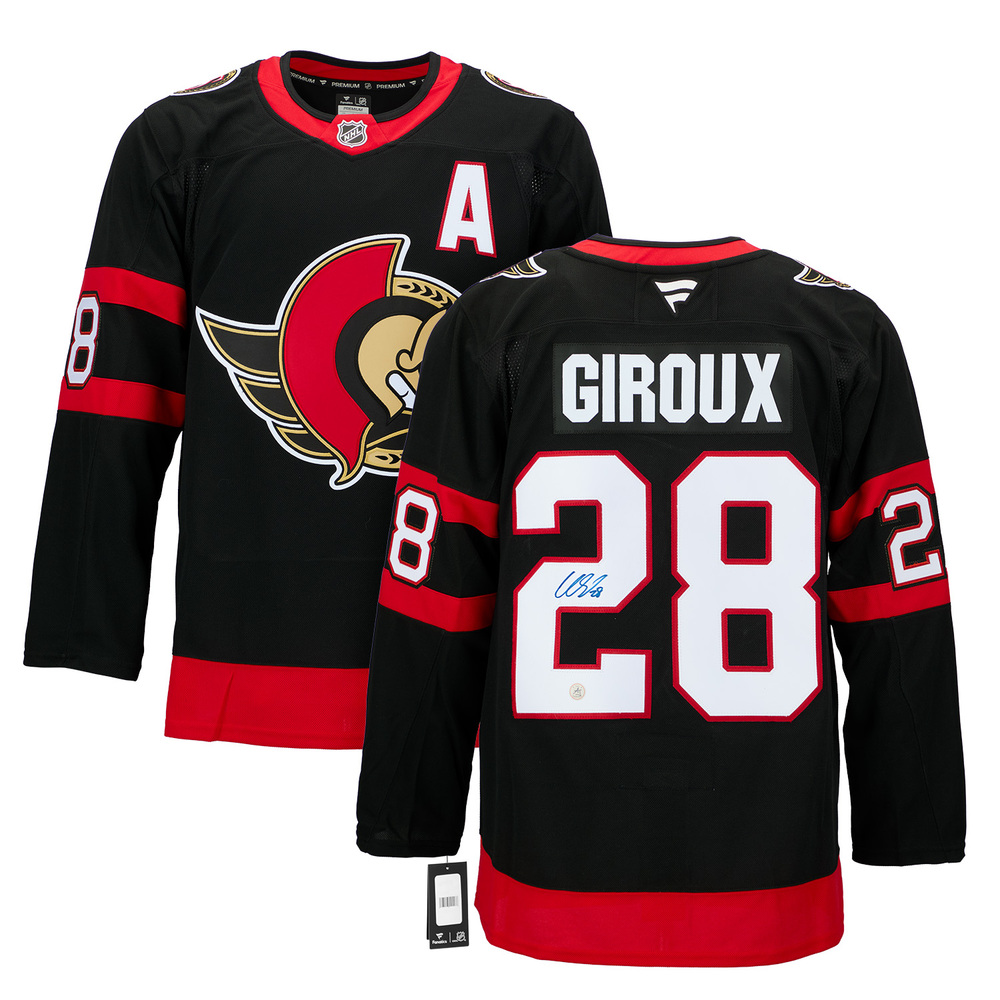 Claude Giroux Autographed Ottawa Senators Fanatics Premium Jersey
