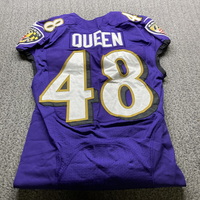 NFL - Ravens Patrick Queen Game Worn Jersey 2020 Season Size 38 (Washed ...