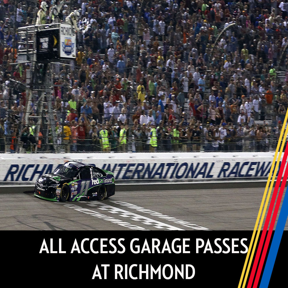 All Access Garage Passes at Richmond Raceway!
