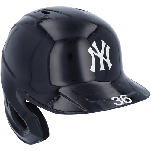 New York Yankees Team Issued 36 Navy Batting Helmet from the 2021 MLB