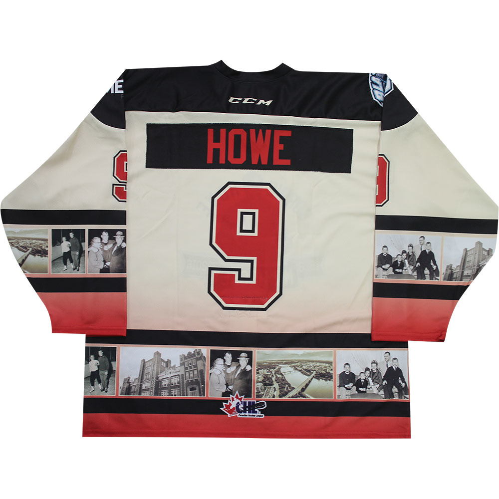 Saskatoon Blades Sublimated Gordie Howe Memorial Pro Jersey NHL Auctions