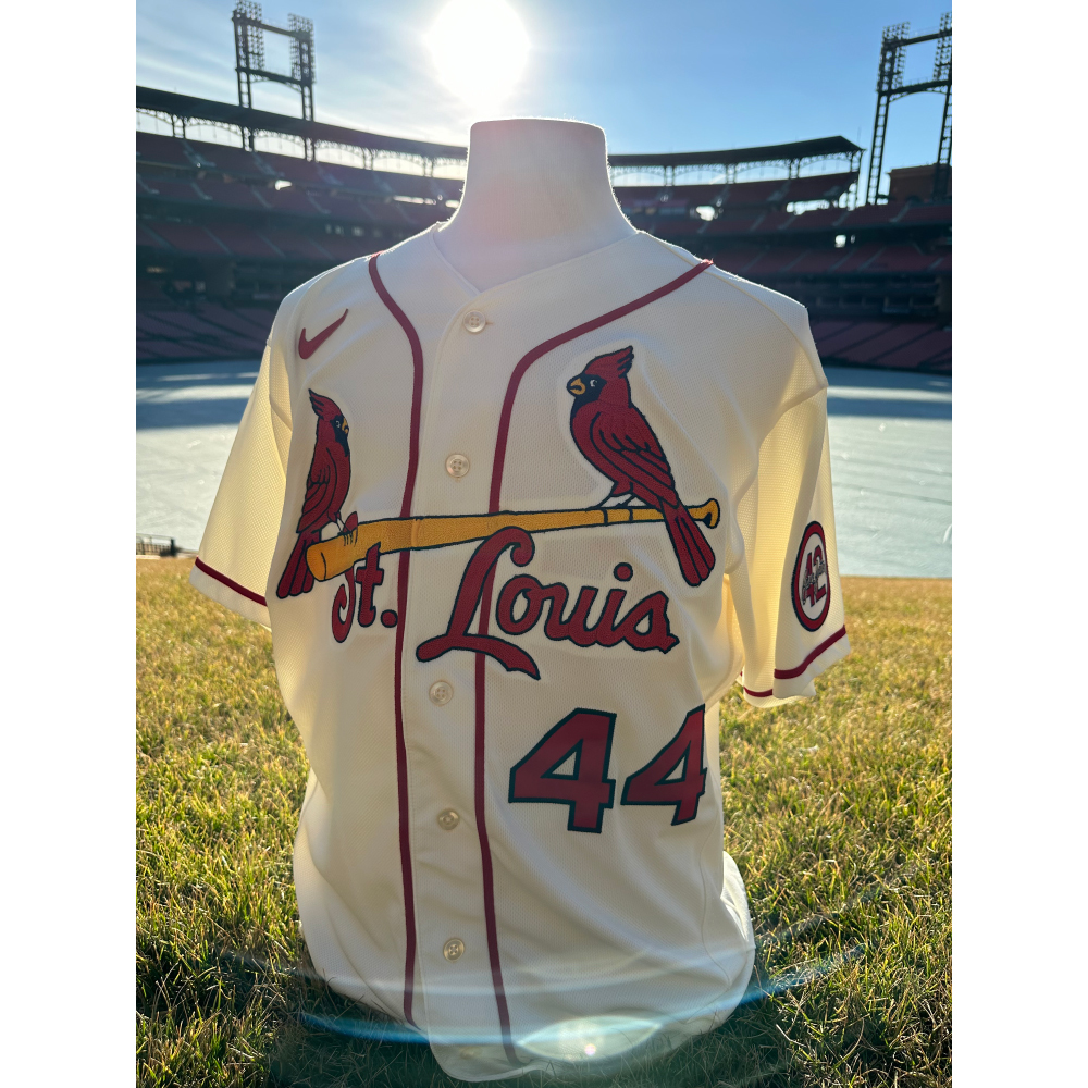 Cardinals Authentics: Jake Woodford Team Issued Home Alternate