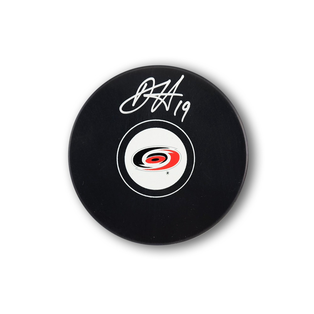 Dougie Hamilton Autographed Carolina Hurricanes Hockey Puck