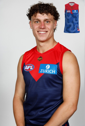 Photo of Melbourne Demons 2026 Indigenous Guernsey - Koltyn Tholstrup #12