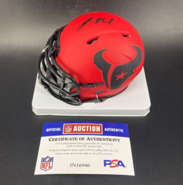 NFL - Texans Jaylin Noel Signed Rave Mini Helmet
