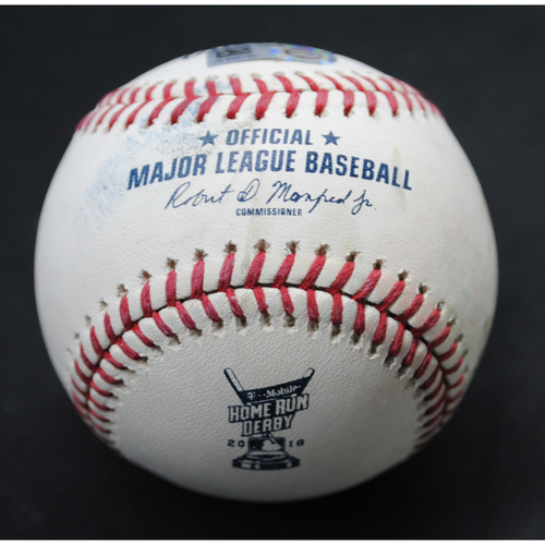 2018 Home Run Derby (07/16/18) - Game-Used Baseball - Bryce Harper (Washington Nationals) - Round 1, Out