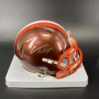 NFL - Browns Cedric Tilman Signed Mini Helmet