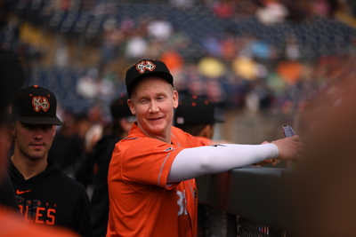 Garrett Cooper Game Worn Autographed Norfolk Road N Anchor Jersey #31 Size 48