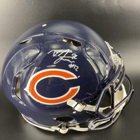 NFL - Bears Velus Jones Signed Authentic Speed Helmet