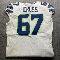 International Series - Seahawks Charles Cross Game Worn Jersey (11/13/22...