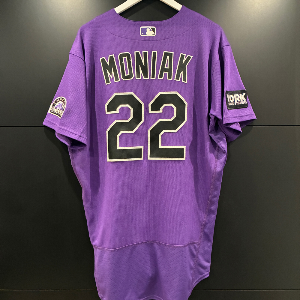 Mickey Moniak Game Used Jersey Worn During Spring Training Game