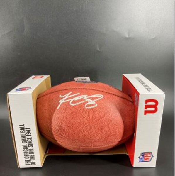 NFL - Raiders Kirk Cousins Signed Authentic Football
