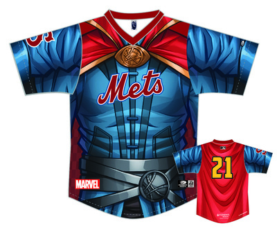 Syracuse Mets Doctor Strange Jersey #48; size 52 (3XL)
