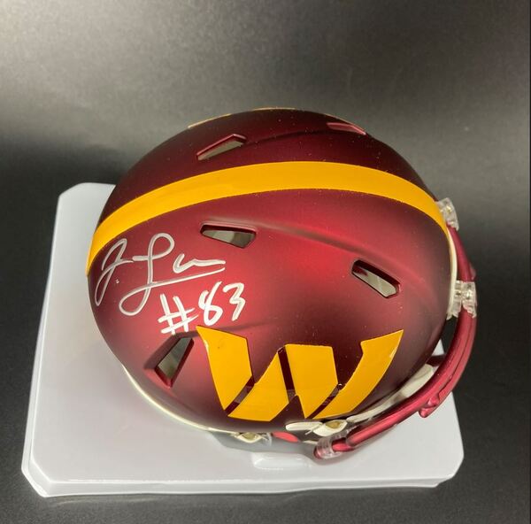 NFL - Commanders Jaylin Lane Signed Mini Helmet