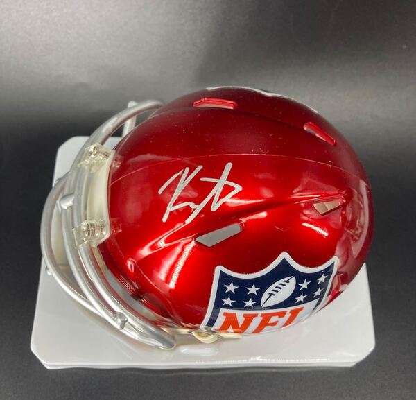 NFL - Patriots Kyle Williams Signed Mini Helmet