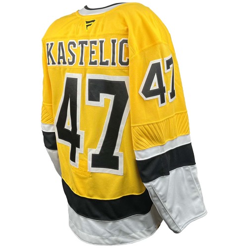 Photo of Game-Used 2025-2026 Season Stadium Series Style Hockey Jersey - Alternate Set 2 - Mark Kastelic
