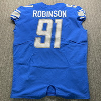 Crucial Catch - Lions A'Shawn Robinson Game Worn Jersey (2019 Season) Si...
