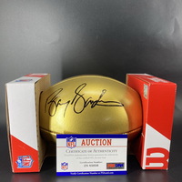 NFL - Lions Barry Sanders Signed Gold NFL Honors Football
