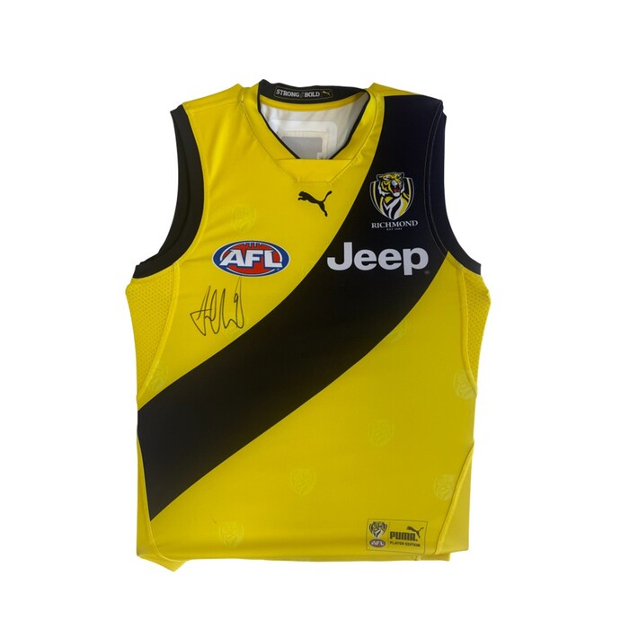 Trent Cotchin 2019 Richmond Clash Match-Worn Guernsey