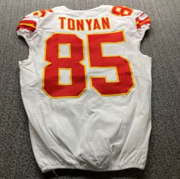 Sao Paulo Game - Chiefs Robert Tonyan Game Worn Jersey (9/05/2025) Size ...