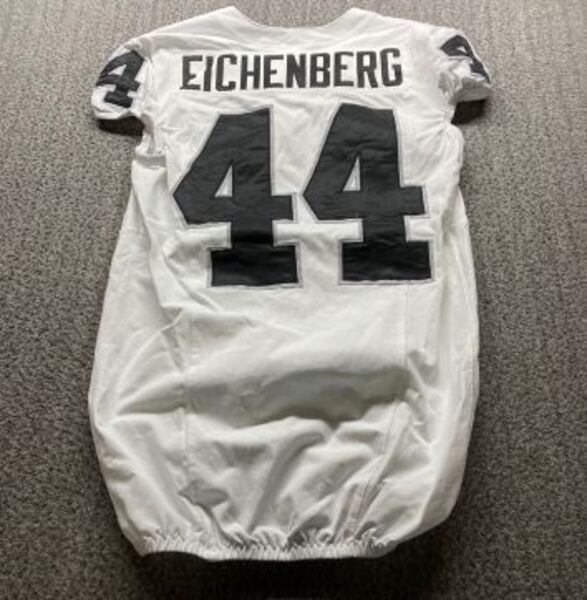 Crucial Catch - Raiders Tommy Eichenberg Game Worn Jersey (2025 Season) ...