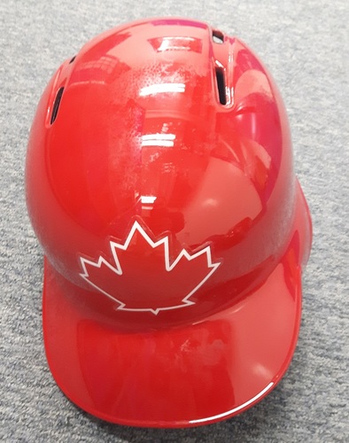 Photo of Authenticated Game Used Helmet - #20 Josh Donaldson. Size 7 1/8.