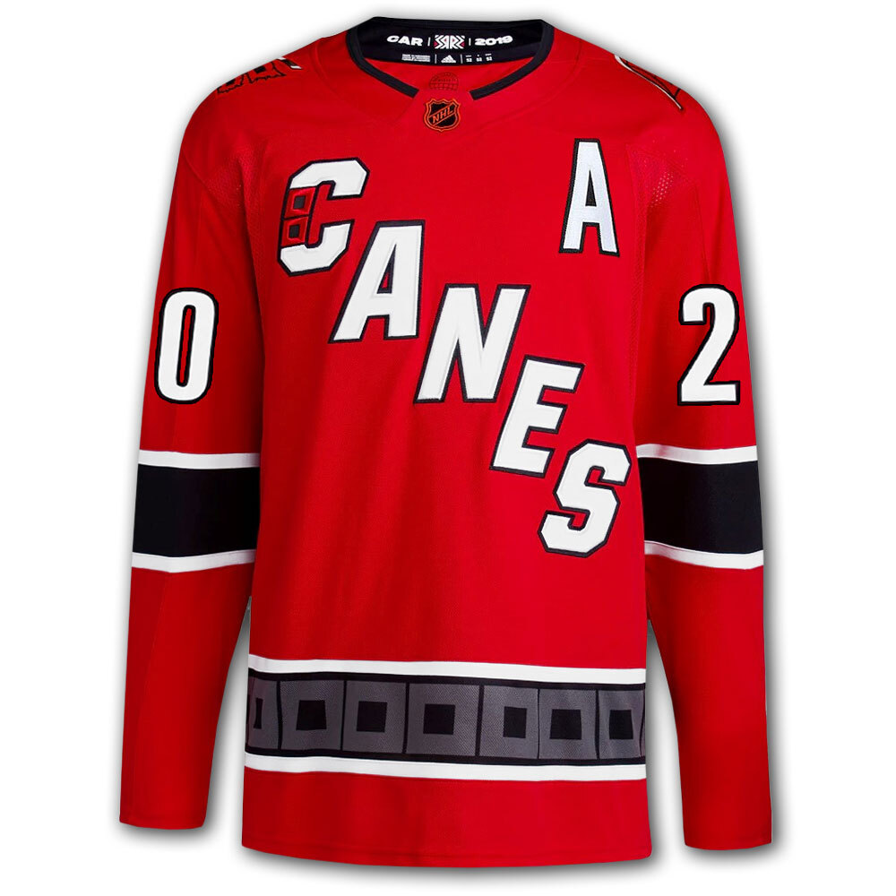 Sebastian Aho Carolina Hurricanes Reverse Retro Adidas Pro Autographed Sebastian Aho Carolina Hurricanes Reverse Retro Adidas Pro Autographed